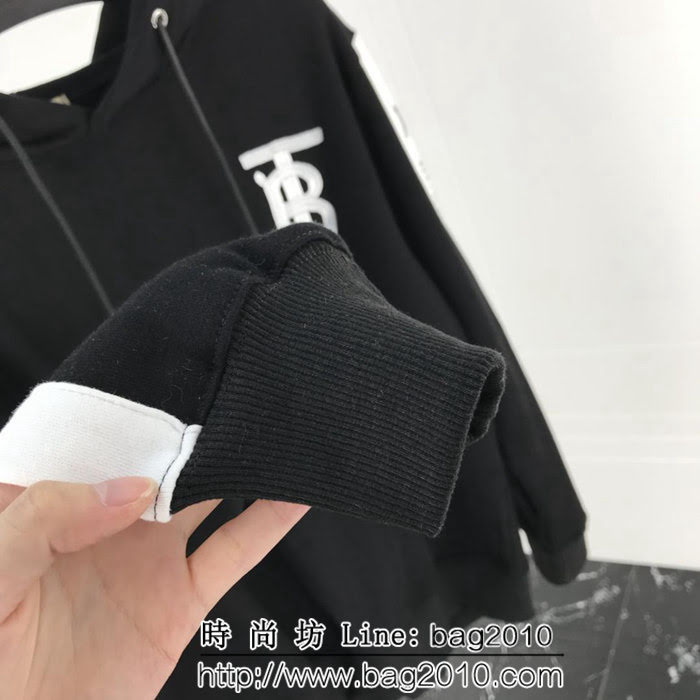 BURBERRY巴寶莉 Riccardo Tisci限量專屬標識 英倫B字母 連帽抓絨男款衛衣 ydi1343